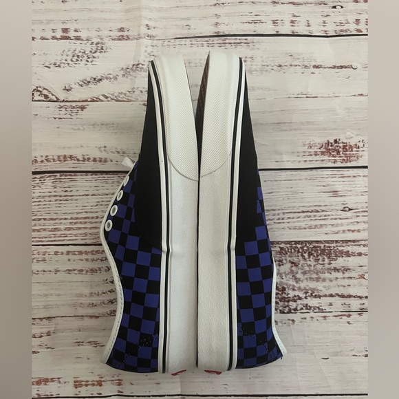 Vans classic era checkerboard purple/black men's 9.5 women's 11 - Picture 4 of 5